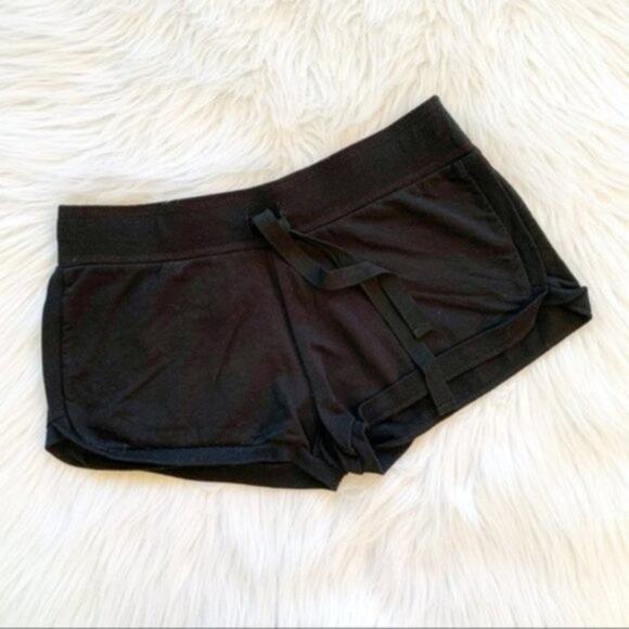Poof! Girls Black Knit shorts Size M - Picture 1 of 7